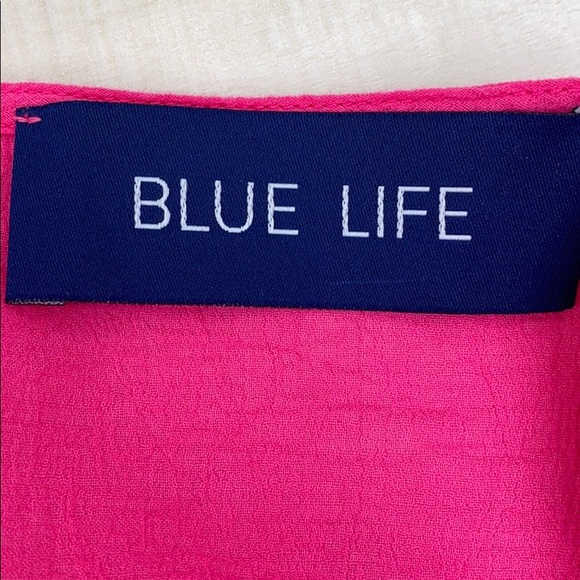 BLUE LIFE Hayley Blouse Wrap Style Raspberry - Picture 9 of 11
